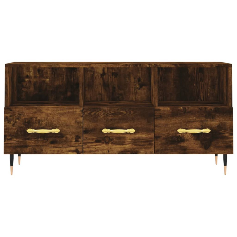 Szafka pod TV, przydymiony dąb, 102x36x50 cm