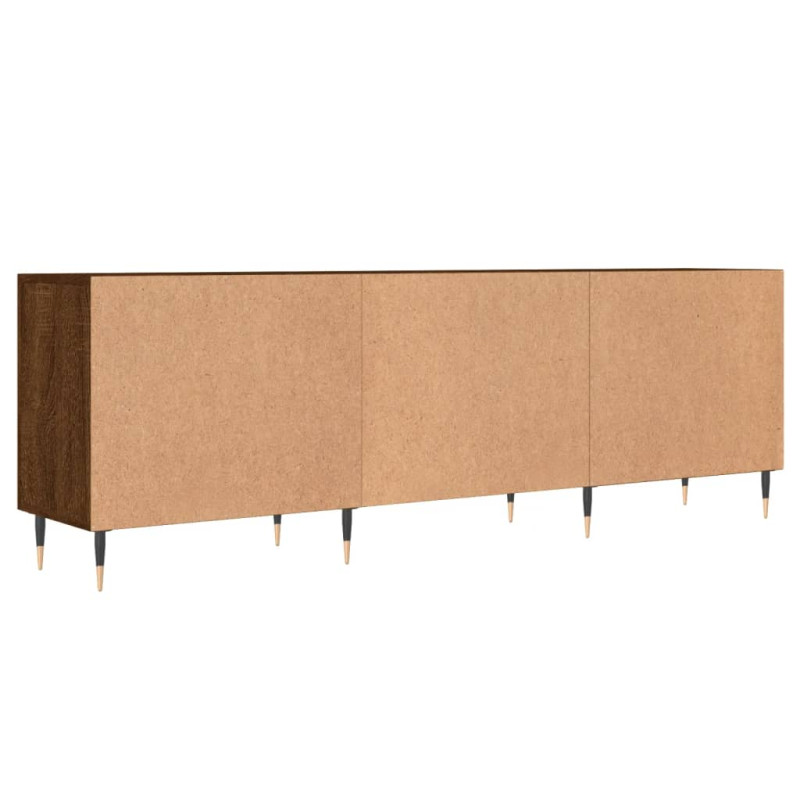 Szafka TV, brązowy dąb, 150x30x50 cm, materiał drewnopochodny