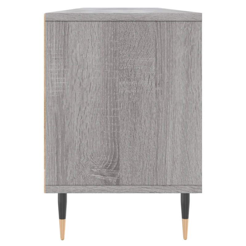Szafka pod TV, szary dąb sonoma, 150x30x44,5 cm