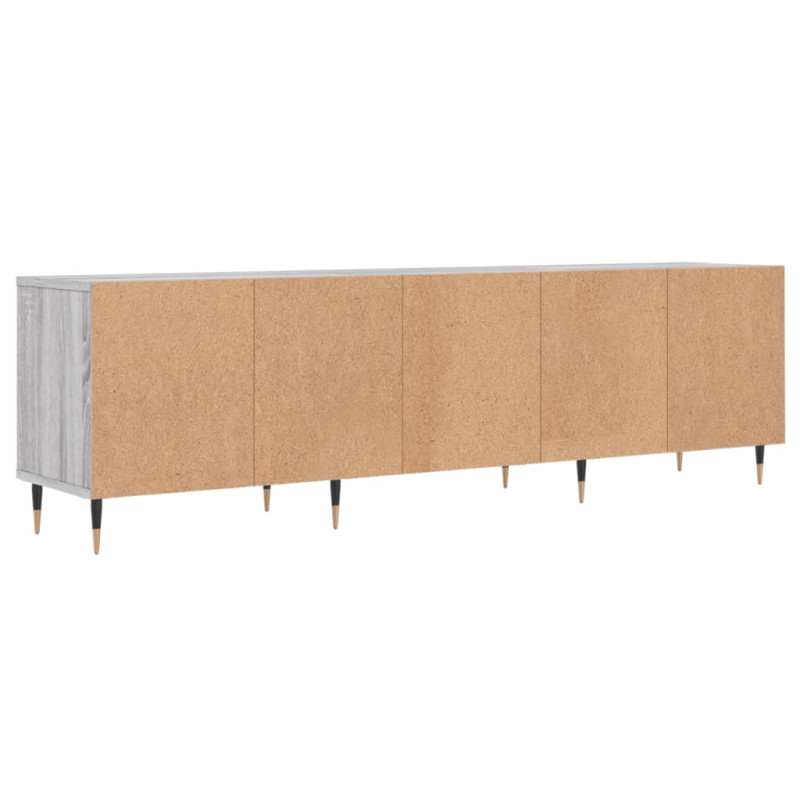 Szafka pod TV, szary dąb sonoma, 150x30x44,5 cm