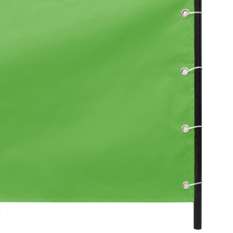 Parawan balkonowy, jasnozielony, 100x240 cm, tkanina Oxford