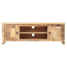 Szafka pod telewizor, 120x30x40 cm, surowe drewno mango