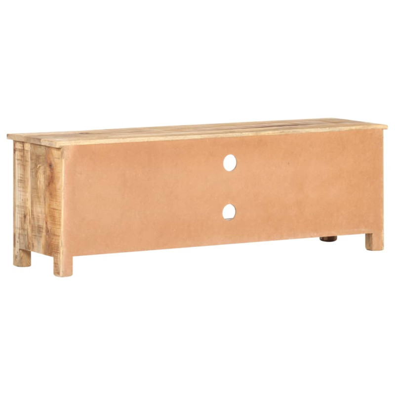 Szafka pod telewizor, 120x30x40 cm, surowe drewno mango