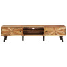 Szafka pod TV, 145x35x35 cm, lite drewno akacjowe