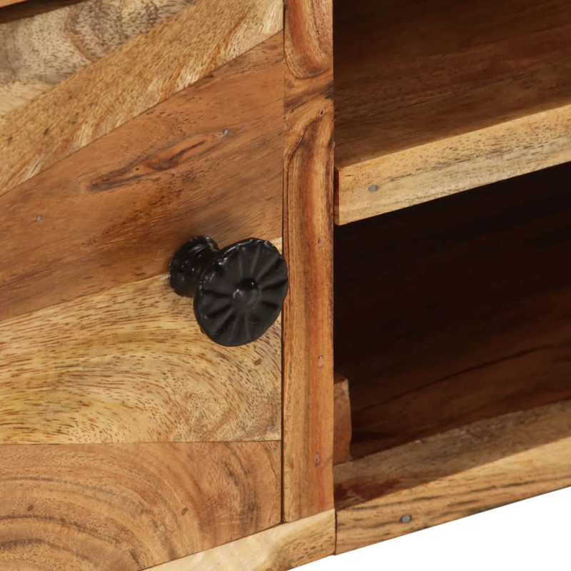 Szafka pod TV, 145x35x35 cm, lite drewno akacjowe