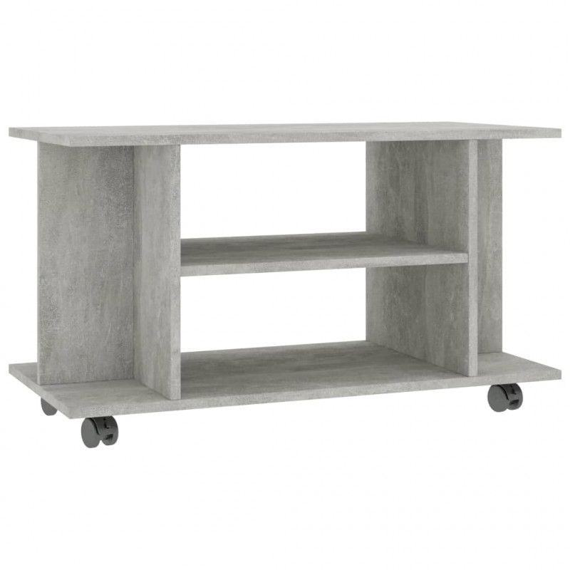 Szafka pod TV, kolor betonowy szary, 80x40x45 cm