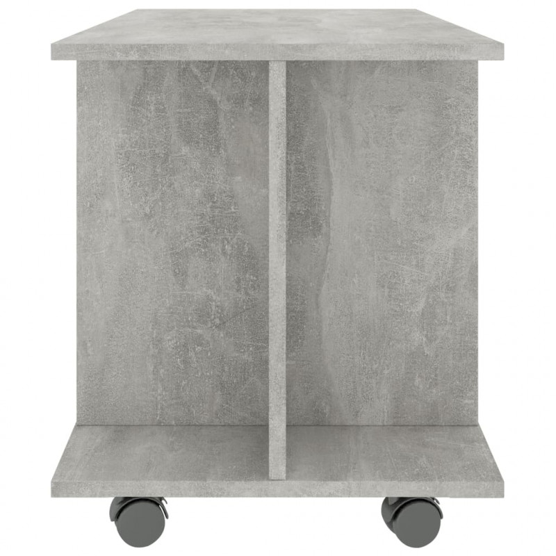 Szafka pod TV, kolor betonowy szary, 80x40x45 cm