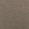 Łóżko kontynentalne z materacem, taupe, 120x190 cm, tkanina