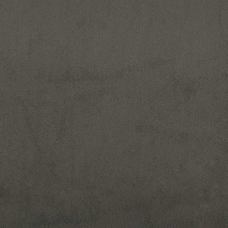 Łóżko kontynentalne z materacem i LED, ciemnoszare, 120x190 cm