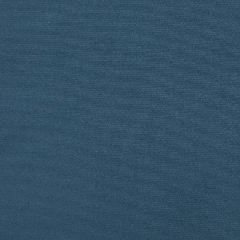 Łóżko kontynentalne z materacem i LED, granatowe, 120x190 cm