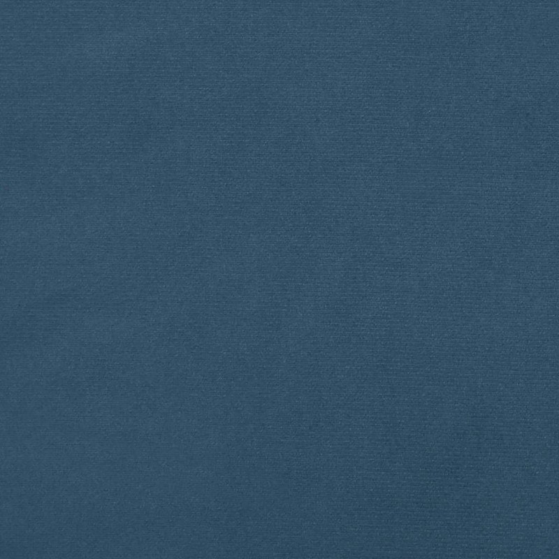 Łóżko kontynentalne z materacem i LED, granatowe, 120x190 cm