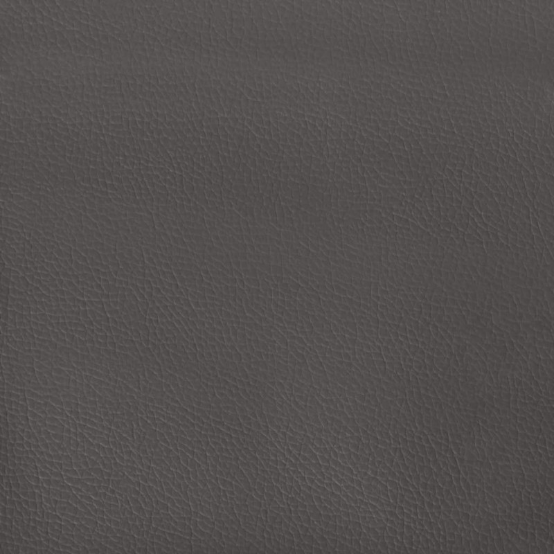 Łóżko kontynentalne z materacem i LED, szare, 120x190 cm