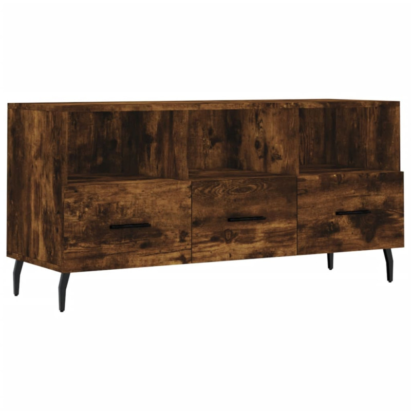 Szafka pod TV, przydymiony dąb, 102x36x50 cm