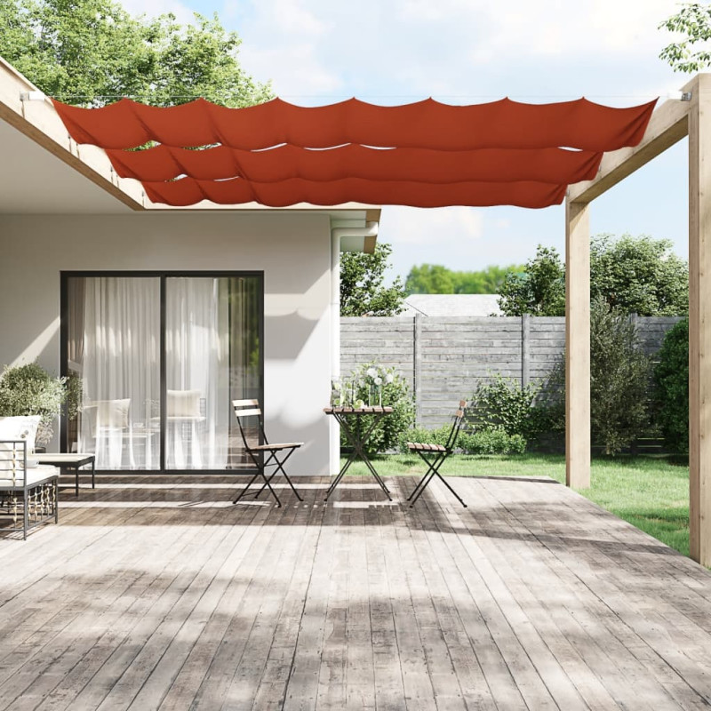 Markiza pionowa, terakota, 100x420 cm, tkanina Oxford