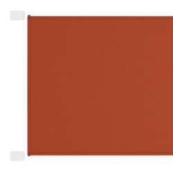 Markiza pionowa, terakota, 100x420 cm, tkanina Oxford