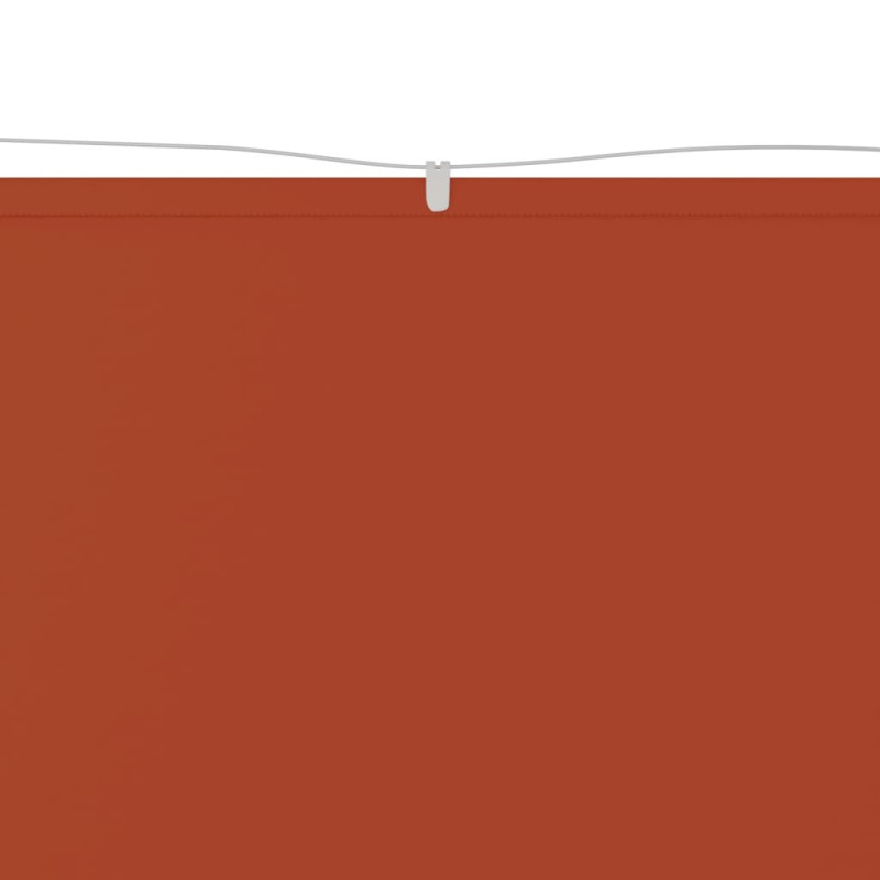 Markiza pionowa, terakota, 100x420 cm, tkanina Oxford