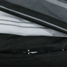 Zestaw pościeli, czarny, 200x200 cm, bawełna
