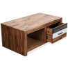 Stolik kawowy z litego drewna akacjowego, 90x50x37,5 cm