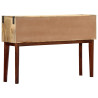 Stolik konsola, 115x30x76 cm, lite surowe drewno mango