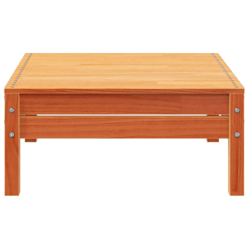 Ogrodowa sofa 4-osobowa, woskowy brąz, lite drewno sosnowe