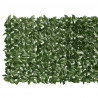 Parawan balkonowy, ciemnozielone liście, 200x100 cm