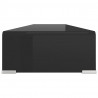 Podstawka pod monitor / telewizor szklana 120x30x13 cm
