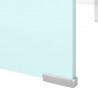Podstawka pod monitor / TV, zielone szkło, 110x30x13 cm