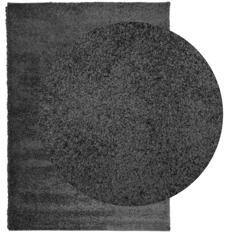 Dywan z długim włosiem PAMPLONA, antracytowy, 200x280 cm