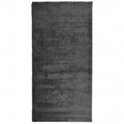 Dywan z długim włosiem PAMPLONA, antracytowy, 100x200 cm