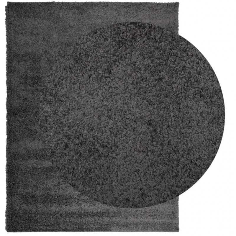 Dywan z długim włosiem PAMPLONA, antracytowy, 240x340 cm