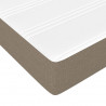 Materac kieszeniowy, taupe, 120x190x20 cm, tkanina