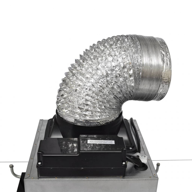 Okap kuchenny nad wyspę z wyświetlaczem LCD