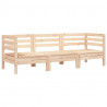 Ogrodowa sofa 3-osobowa, lite drewno sosnowe