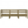 Ogrodowa sofa 3-osobowa, impregnowane drewno sosnowe