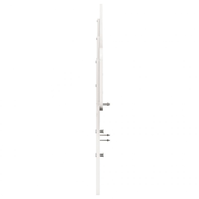 Wezgłowie do łóżka, białe, 200 cm, lite drewno sosnowe