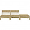 Ogrodowa sofa 3-osobowa, impregnowane drewno sosnowe
