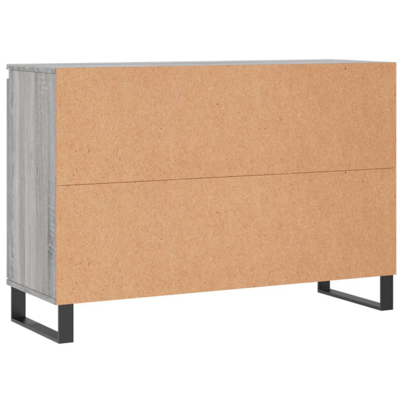 Szafka, szary dąb sonoma, 104x35x70 cm, materiał drewnopochodny