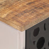 Szafka pod TV, 120x30x40 cm, surowe drewno mango