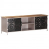 Szafka pod TV, 120x30x40 cm, surowe drewno mango