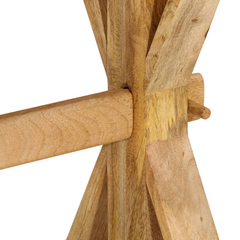 Ławka, 110x35x45 cm, lite drewno mango