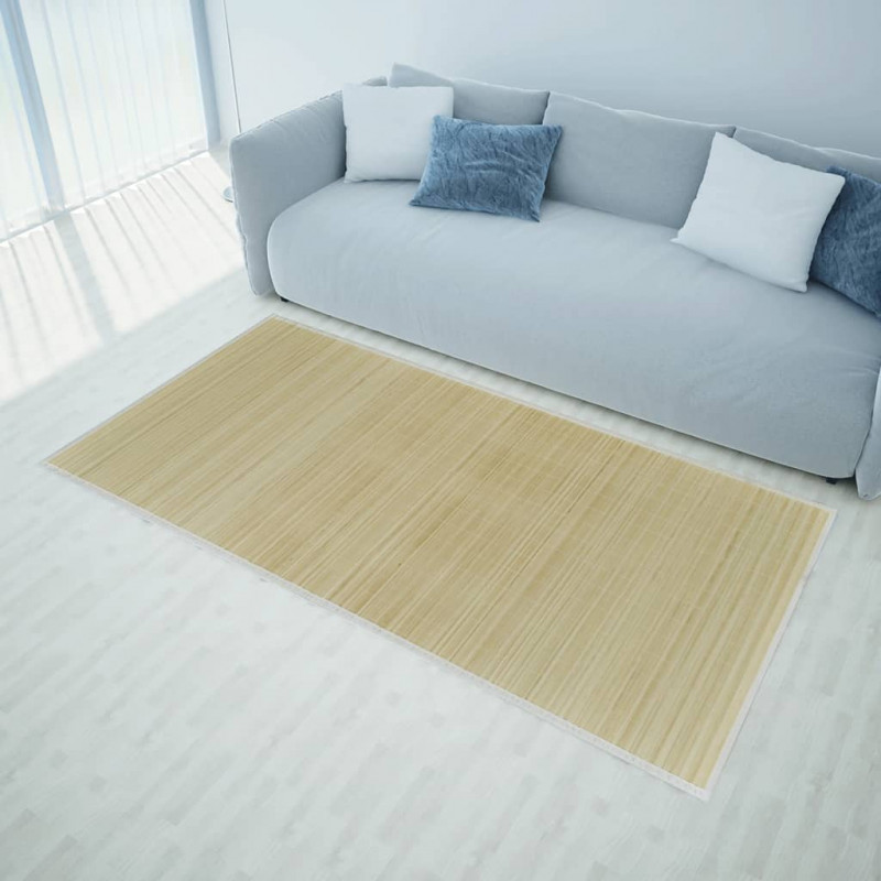 Mata bambusowa na podłogę, 160x230 cm, naturalna