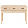 Stolik konsolowy, 114x40x75 cm, lite drewno sosnowe