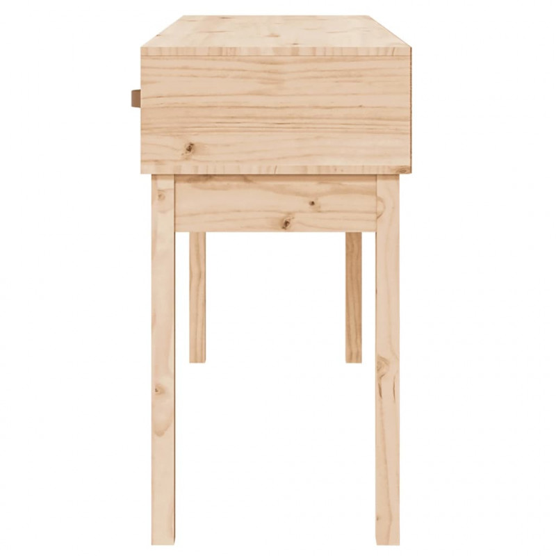 Stolik konsolowy, 114x40x75 cm, lite drewno sosnowe