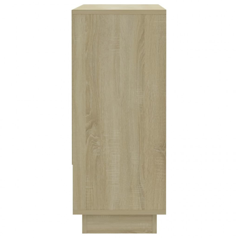 Szafka, dąb sonoma, 97x31x75 cm, materiał drewnopochodny