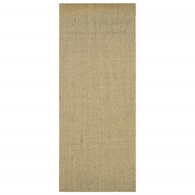 Dywanik, naturalny sizal, 80x200 cm, zielony