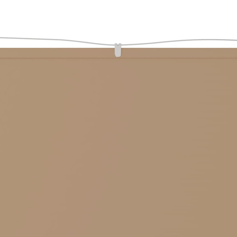 Markiza pionowa, kolor taupe, 60x420 cm, tkanina Oxford