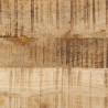 Szafka łazienkowa, 40x27x180 cm, żelazo i lite drewno mango