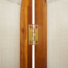 Parawan 3-panelowy, jasnoszary, 210x180 cm
