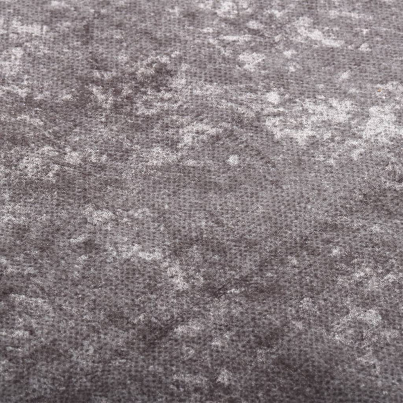 Dywan z możliwością prania, 80x300 cm, szary, antypoślizgowy