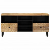 Szafka pod telewizor, 100x33x46 cm, lite drewno mango
